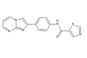 N-(4-imidazo[1,2-a]pyrimidin-2-ylphenyl)thiazole-5-carboxamide