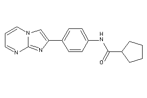 N-(4-imidazo[1,2-a]pyrimidin-2-ylphenyl)cyclopentanecarboxamide