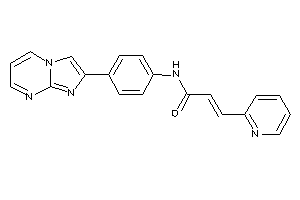 N-(4-imidazo[1,2-a]pyrimidin-2-ylphenyl)-3-(2-pyridyl)acrylamide