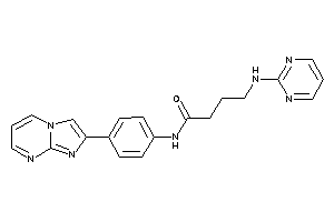 N-(4-imidazo[1,2-a]pyrimidin-2-ylphenyl)-4-(2-pyrimidylamino)butyramide