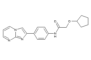 2-(cyclopentoxy)-N-(4-imidazo[1,2-a]pyrimidin-2-ylphenyl)acetamide