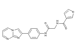 N-[2-(4-imidazo[1,2-a]pyrimidin-2-ylanilino)-2-keto-ethyl]-3-furamide