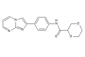 N-(4-imidazo[1,2-a]pyrimidin-2-ylphenyl)-1,4-dioxane-2-carboxamide