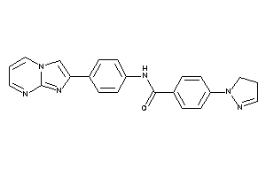 N-(4-imidazo[1,2-a]pyrimidin-2-ylphenyl)-4-(2-pyrazolin-1-yl)benzamide