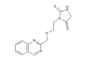 3-[2-(quinazolin-2-ylmethylthio)ethyl]hydantoin