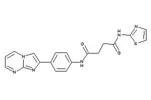 N-(4-imidazo[1,2-a]pyrimidin-2-ylphenyl)-N'-thiazol-2-yl-succinamide