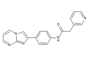 N-(4-imidazo[1,2-a]pyrimidin-2-ylphenyl)-2-(3-pyridyl)acetamide