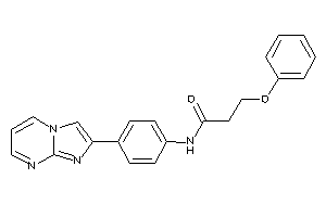 N-(4-imidazo[1,2-a]pyrimidin-2-ylphenyl)-3-phenoxy-propionamide