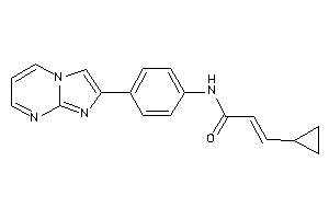 3-cyclopropyl-N-(4-imidazo[1,2-a]pyrimidin-2-ylphenyl)acrylamide