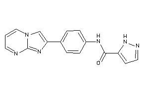 N-(4-imidazo[1,2-a]pyrimidin-2-ylphenyl)-1H-pyrazole-5-carboxamide