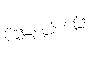 N-(4-imidazo[1,2-a]pyrimidin-2-ylphenyl)-2-(2-pyrimidylthio)acetamide