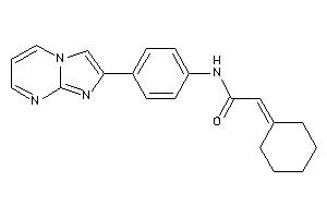 2-cyclohexylidene-N-(4-imidazo[1,2-a]pyrimidin-2-ylphenyl)acetamide