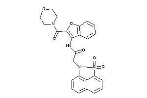 2-(diketoBLAHyl)-N-[2-(morpholine-4-carbonyl)benzofuran-3-yl]acetamide