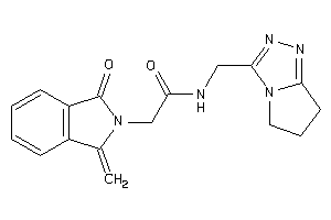 N-(6,7-dihydro-5H-pyrrolo[2,1-c][1,2,4]triazol-3-ylmethyl)-2-(1-keto-3-methylene-isoindolin-2-yl)acetamide