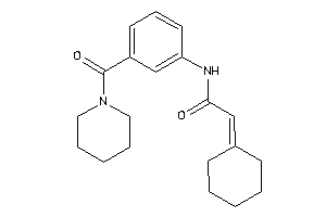 2-cyclohexylidene-N-[3-(piperidine-1-carbonyl)phenyl]acetamide