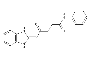 5-(1,3-dihydrobenzimidazol-2-ylidene)-4-keto-N-phenyl-valeramide
