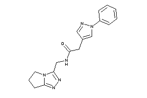 N-(6,7-dihydro-5H-pyrrolo[2,1-c][1,2,4]triazol-3-ylmethyl)-2-(1-phenylpyrazol-4-yl)acetamide