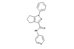 1-phenyl-N-(4-pyridyl)-5,6-dihydro-4H-cyclopenta[c]pyrazole-3-carboxamide