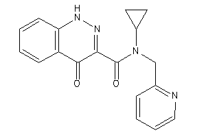 N-cyclopropyl-4-keto-N-(2-pyridylmethyl)-1H-cinnoline-3-carboxamide