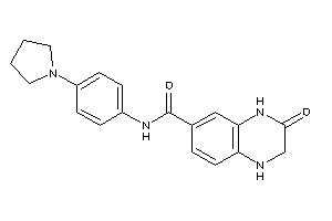 3-keto-N-(4-pyrrolidinophenyl)-2,4-dihydro-1H-quinoxaline-6-carboxamide