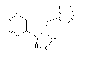 Image of 4-(1,2,4-oxadiazol-3-ylmethyl)-3-(3-pyridyl)-1,2,4-oxadiazol-5-one