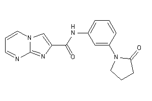 N-[3-(2-ketopyrrolidino)phenyl]imidazo[1,2-a]pyrimidine-2-carboxamide