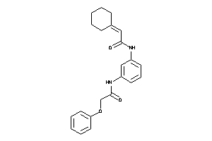 N-[3-[(2-cyclohexylideneacetyl)amino]phenyl]-2-phenoxy-acetamide