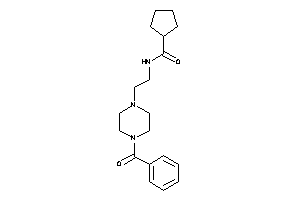 N-[2-(4-benzoylpiperazino)ethyl]cyclopentanecarboxamide