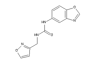 1-(1,3-benzoxazol-5-yl)-3-(isoxazol-3-ylmethyl)urea