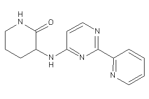 3-[[2-(2-pyridyl)pyrimidin-4-yl]amino]-2-piperidone