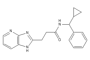 N-[cyclopropyl(phenyl)methyl]-3-(1H-imidazo[4,5-b]pyridin-2-yl)propionamide