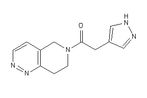 1-(7,8-dihydro-5H-pyrido[4,3-c]pyridazin-6-yl)-2-(1H-pyrazol-4-yl)ethanone