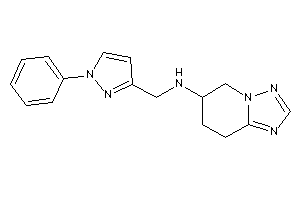 (1-phenylpyrazol-3-yl)methyl-(5,6,7,8-tetrahydro-[1,2,4]triazolo[1,5-a]pyridin-6-yl)amine