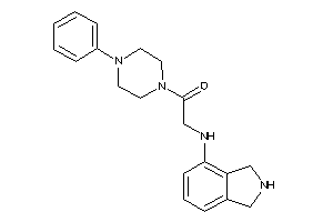 2-(isoindolin-4-ylamino)-1-(4-phenylpiperazino)ethanone