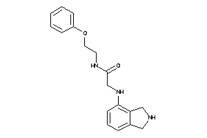 2-(isoindolin-4-ylamino)-N-(2-phenoxyethyl)acetamide