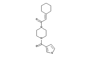 2-cyclohexylidene-1-[4-(3-thenoyl)piperazino]ethanone