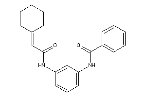 N-[3-[(2-cyclohexylideneacetyl)amino]phenyl]benzamide