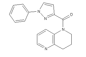 3,4-dihydro-2H-1,5-naphthyridin-1-yl-(1-phenylpyrazol-3-yl)methanone
