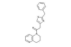 Image of 2-(2-benzylthiazol-4-yl)-1-(3,4-dihydro-2H-1,5-naphthyridin-1-yl)ethanone