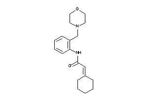 2-cyclohexylidene-N-[2-(morpholinomethyl)phenyl]acetamide