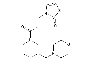 3-[3-keto-3-[3-(morpholinomethyl)piperidino]propyl]-4-thiazolin-2-one