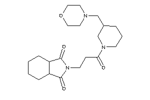 2-[3-keto-3-[3-(morpholinomethyl)piperidino]propyl]-3a,4,5,6,7,7a-hexahydroisoindole-1,3-quinone