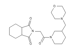 2-[2-keto-2-[3-(morpholinomethyl)piperidino]ethyl]-3a,4,5,6,7,7a-hexahydroisoindole-1,3-quinone