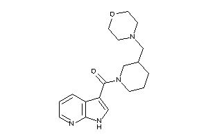 [3-(morpholinomethyl)piperidino]-(1H-pyrrolo[2,3-b]pyridin-3-yl)methanone