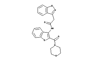 2-indoxazen-3-yl-N-[2-(morpholine-4-carbonyl)benzofuran-3-yl]acetamide