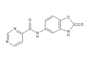 N-(2-keto-3H-1,3-benzoxazol-5-yl)pyrimidine-4-carboxamide