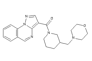 [3-(morpholinomethyl)piperidino]-pyrazolo[1,5-a]quinazolin-3-yl-methanone