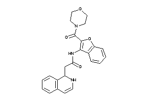 2-(1,2-dihydroisoquinolin-1-yl)-N-[2-(morpholine-4-carbonyl)benzofuran-3-yl]acetamide