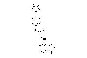 N-(4-imidazol-1-ylphenyl)-2-(9H-purin-6-ylamino)acetamide