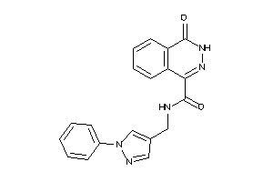 4-keto-N-[(1-phenylpyrazol-4-yl)methyl]-3H-phthalazine-1-carboxamide